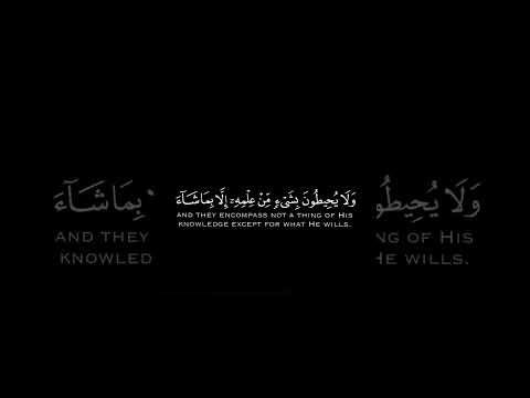 قرأن خلفية سوداء ماهر المعيقلي آية الكرسي