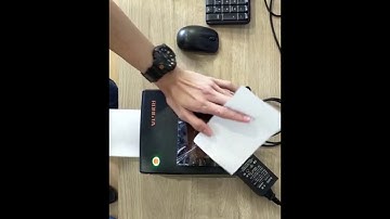 Rongta RP 410 installation and print-out label