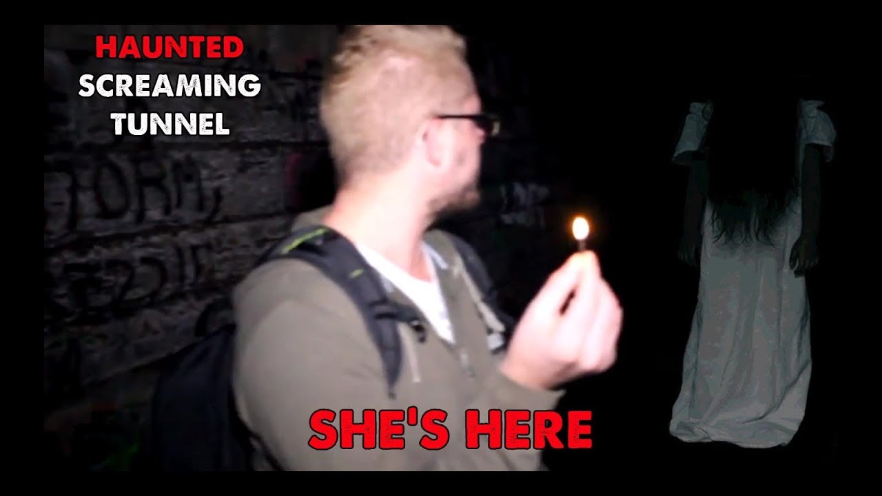 HAUNTED SCREAMING TUNNEL |  Niagara Falls Ghost Girl Blew Out My Matches