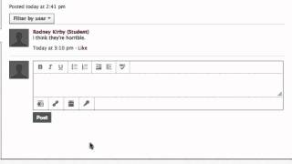 Schoology - Discussions - Students