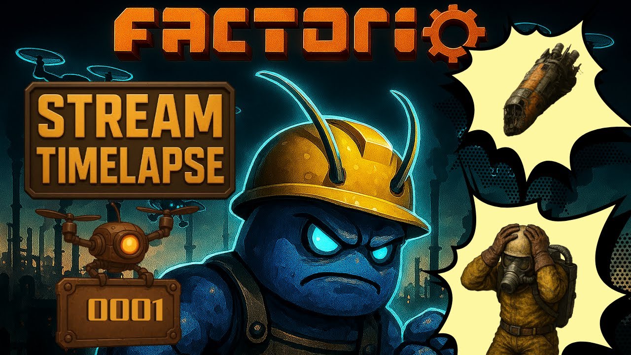 EP0001 | Factorio Space Age Timelapse | ⚡ ВІД МАЛЕНЬКОЇ БАЗИ ДО МЕГАФАБРИКИ 🔥🏭⚙️