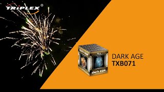 FAJERWERKI TXB071 16S 0.8'' BATERIA DARK AGE F2 TRIPLEX FIREWORKS