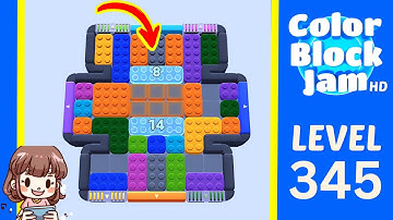 Color Block Jam Level 345 Solution Walkthrough