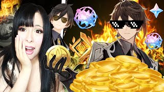 HE TOOK ALL MY MONEY! ZHONGLI RERUN BANNER! SUMMONING | AmiYoshiko