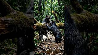 2 Bears 🐻 vs 1 Rabbit 🐰 Funny Jungle Adventure #shorts #viral