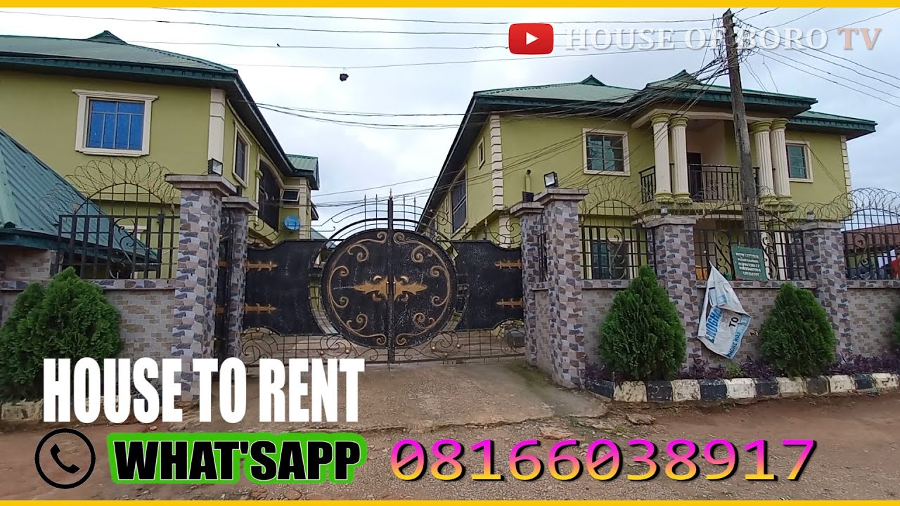 HOUSE TO LET IN BENIN CITY, EDO STATE NIGERIA EKENWAN ROAD YouTube