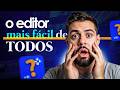 O MELHOR Editor de Vídeo para INICIANTES com PC FRACO (fácil de usar)