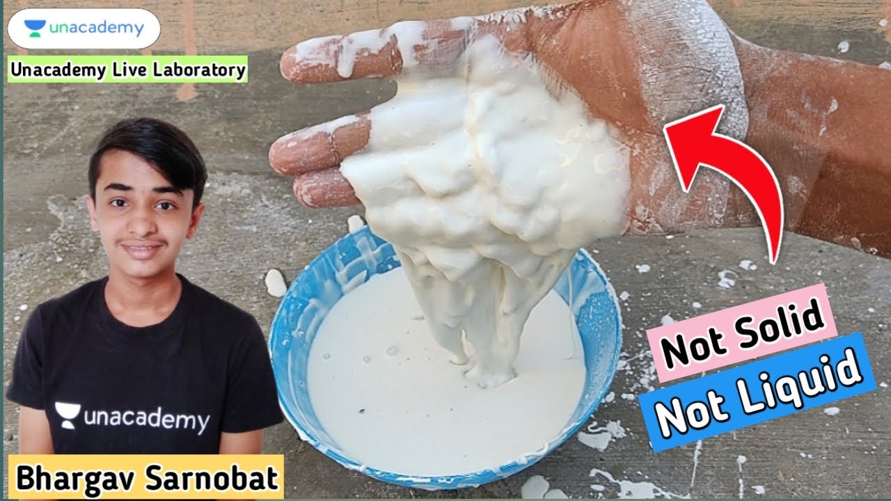 How To Make An Oobleck Easy At Home Using Corn Flour NonNewtonian Fluid Kaise Banaye In Hindi