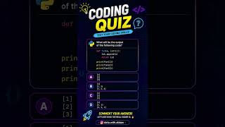 Comment your answer #CodingQuiz #ProgrammingQuiz #PythonQuiz #SQLQuiz #DSA #CodingChallenge #code