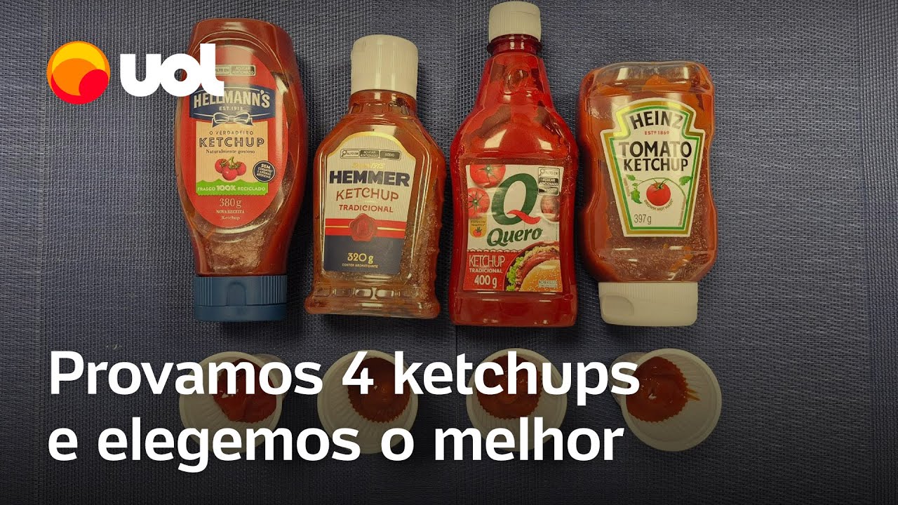 Qual é o melhor ketchup? Experimentamos 4 marcas e elegemos a mais ...