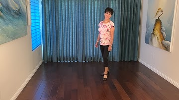 Washed Up in Austin line dance demonstration and tutorial by Stephie