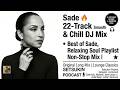 Sade | Sade Non-Stop Mix – 22-Track Smooth & Chill DJ Mix | Best of Sade, Relaxing Soul Playlist