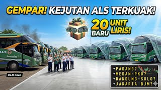 Raja Jalanan Sumatra Ngamuk! 20 Bus Baru PT ALS Siap Mengaspal!