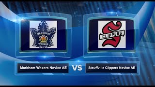 2016-01-23-Markham Waxers Novice AE 2007s vs. Stouffville -Playoff Game #1 4-3W Highlights