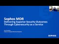 Sophos MDR: Delivering Superior Security Outcomes through Cybersecurity as a Service