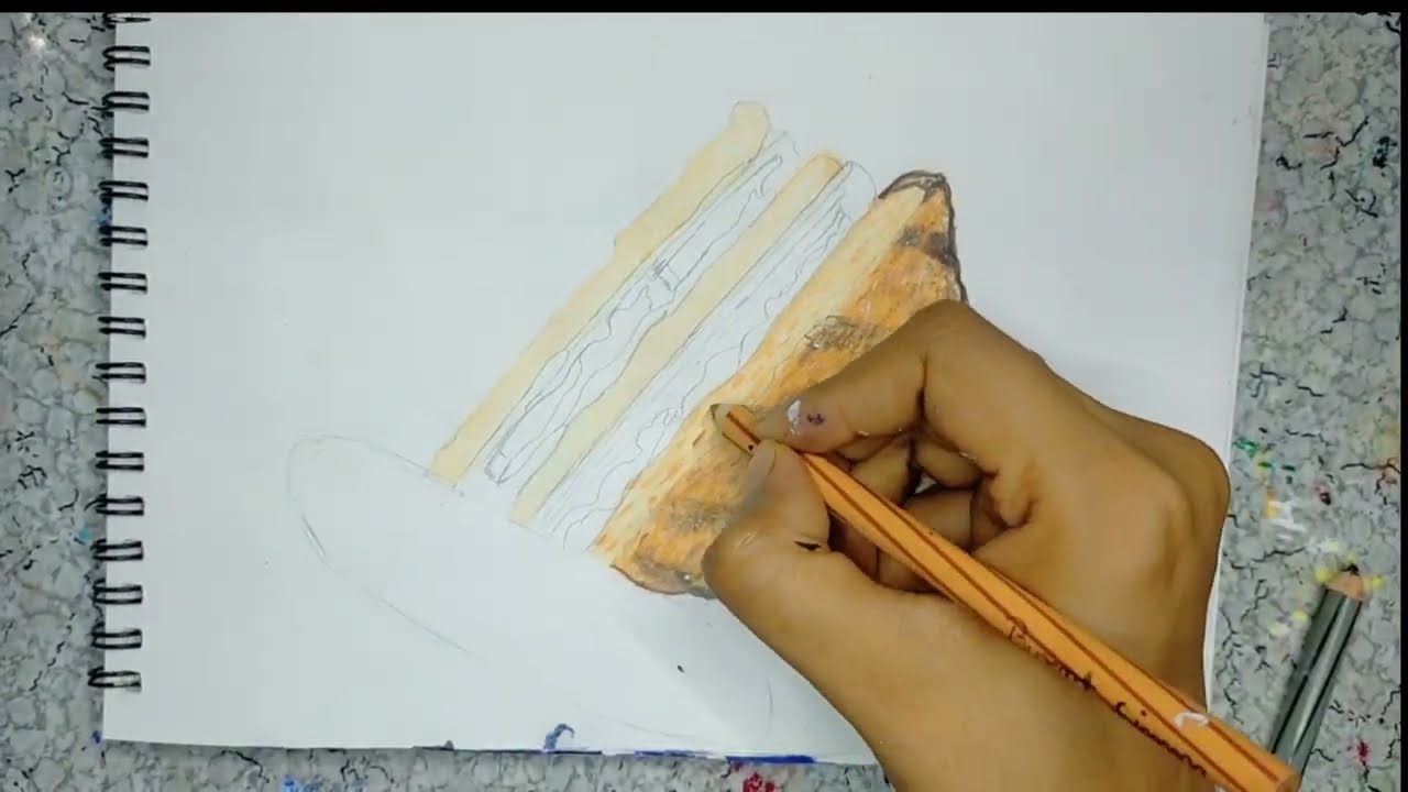 Realistic sandwich drawing easy / realistic drawing tutorial / pencil colour drawing / IN THE ART 🎨