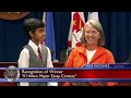 Recognition of "If I Were Mayor" Essay Contest Winner
