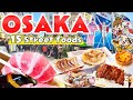 Osaka Japan Street Food / Dotonbori & Kuromon Market / Travel Vlog
