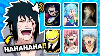 ANIME LAUGH QUIZ 🤣 Can you guess the anime character laugh? ANIME CHALLENGE 🎮