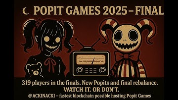 Popit Games minor update and Friday talk