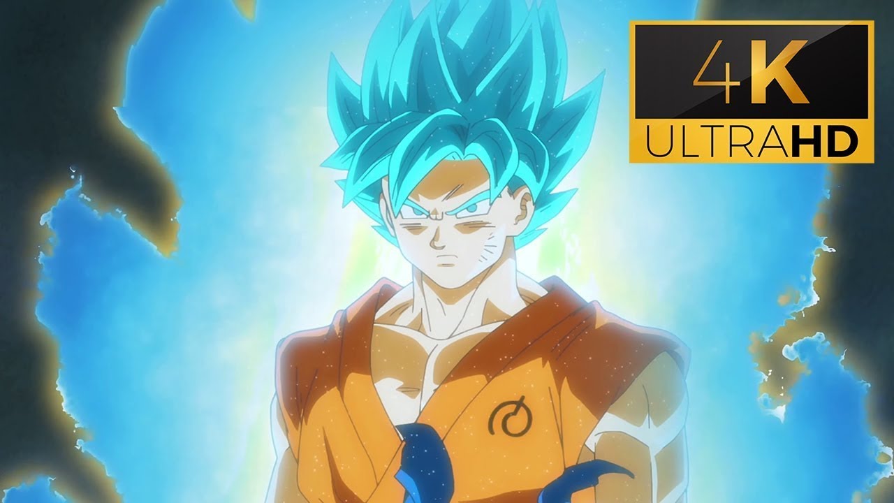4K 60FPS] GOKU SUPER SAIYAN BLUE Transformation 孫 悟空超スーパー