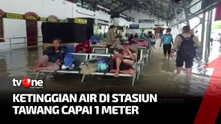 Banjir Rendam Stasiun Tawang Semarang | AKIM tvOne