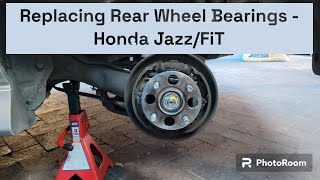Honda Jazz Rear Wheel Bearings Replacement before Christmas