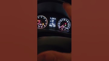 2012 VW TIGUAN HOW DO I GET DIGITAL SPEEDO READOUT TO COME BACK BETWEEN TACH/SPEEDOMETER