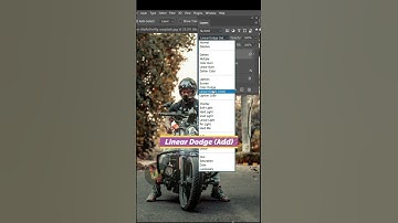 Add Realistic Light to Bike in Photoshop I Photoshop Shorts Tutorial #shorts #short #photoshopshorts