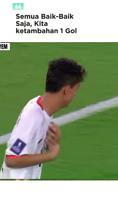 Pemain Yaman ini sampai menangis setelah melakukan Blunder  #football #timnasindonesia