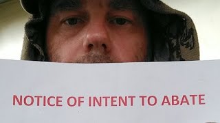 Notice Of Intent To Abate