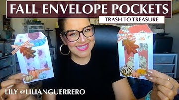 FALL Theme Window Envelope Pockets