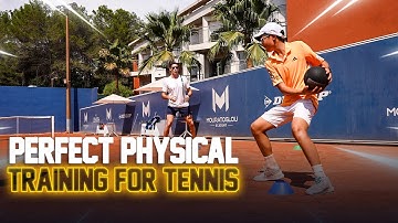 Intense physical training for tennis excellence