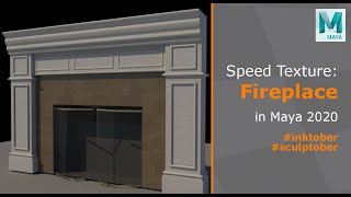 Fireplace Speed Texture: Halloween Inktober 2020
