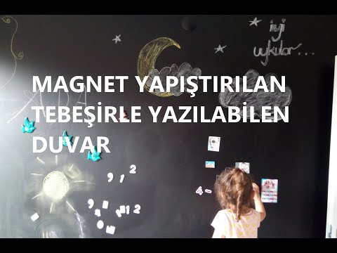 Video: Manyetik Boya: Manyetik Efektli Duvarlar Için Işaretleyici Tebeşir, Grafit Ve Kara Tahta Boyası, Incelemeler