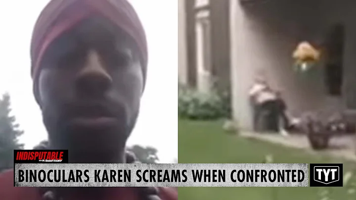 Binoculars Karen SCREAMS When Man Confronts Her