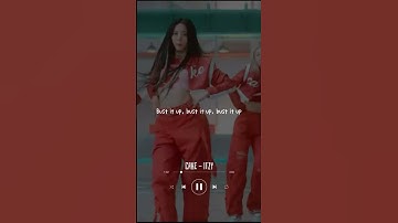 CAKE - ITZY - LYRICS #itzy #trending #viral #fypシ  #itzycomeback