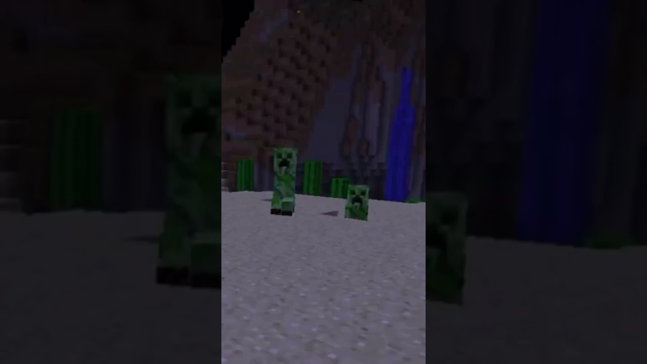 Three Creepers Attacks (in Minecraft 1.0 Survival)