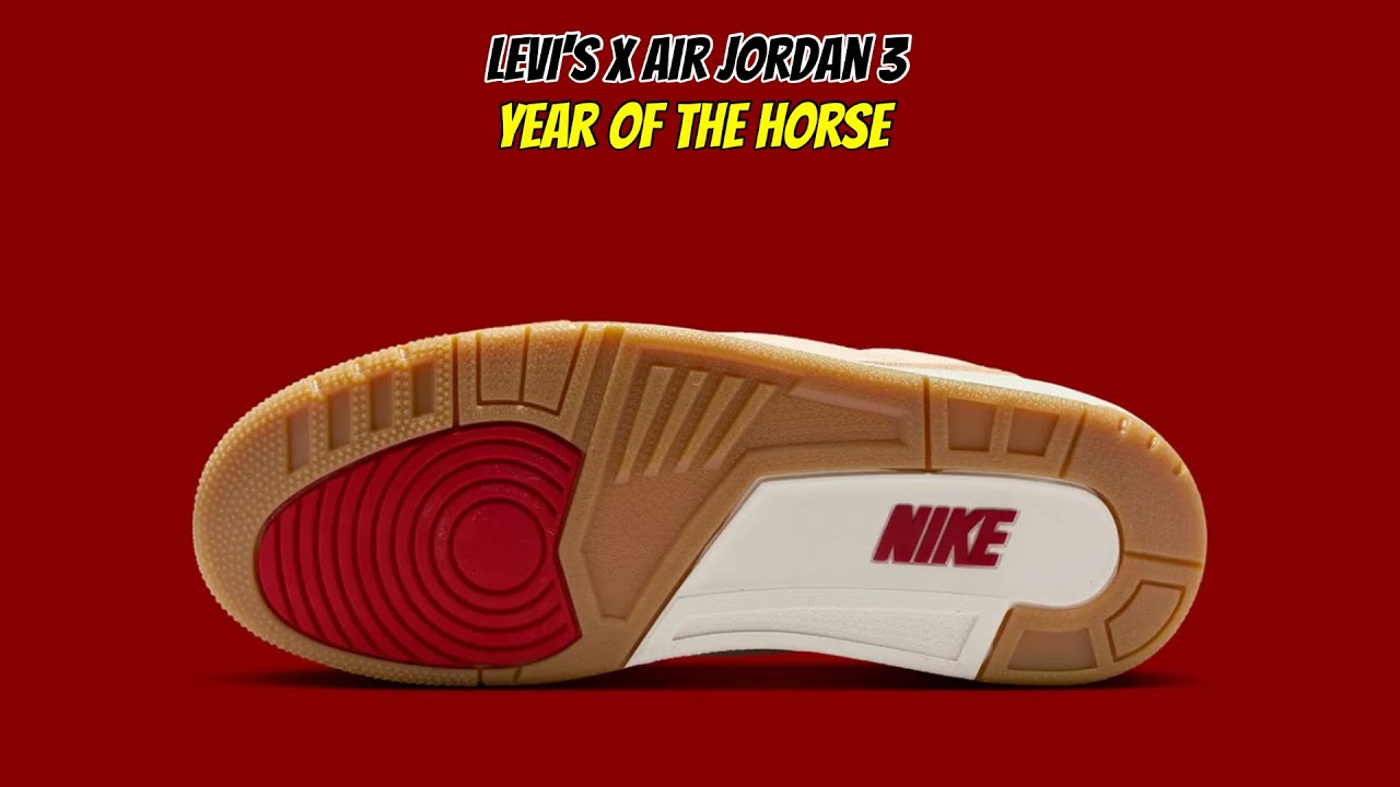 Levi's x Air Jordan 3 Year of the Horse