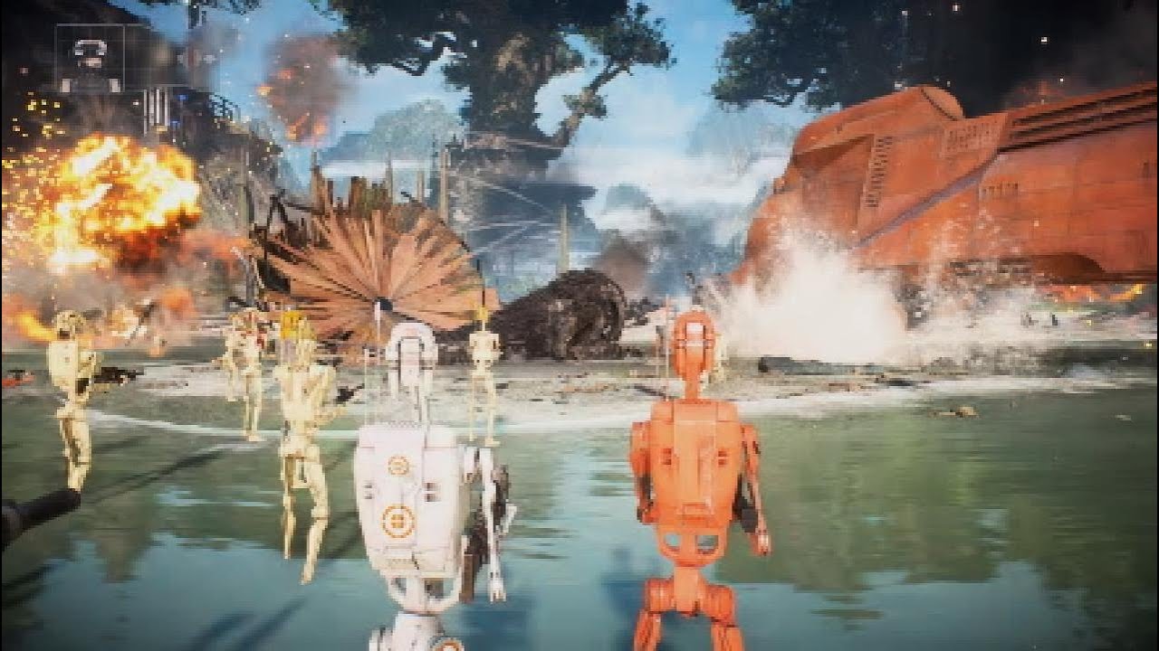 Star Wars Battlefront 2 Galactic Assault Kashyyyk *70 - YouTube