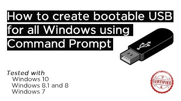 How to make USB bootable through Command Prompt || in windows 7/8.1/10