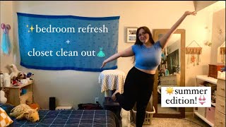 Bedroom Refresh ✨ + Closet Clean Out 👗 | Summer Edition! ☀️ by Olivia Rose Bean 295 views 8 months ago 11 minutes, 29 seconds
