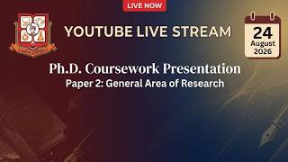 PhD Coursework Presentation | Paper 2 - General Area of Research | English