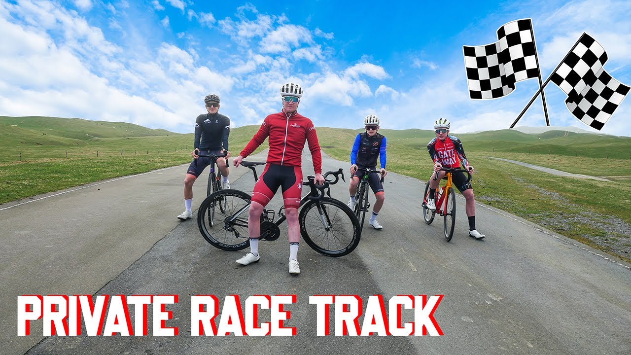 I Hired A PRIVATE RACE TRACK For A CYCLING RACE YouTube