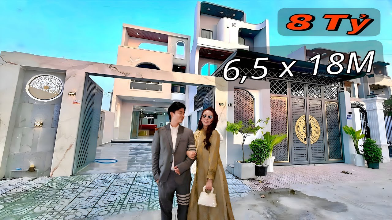 NHÀ PHỐ NHƯ VILLA 6,5 x 18M Đỗ Được 2 Xe Oto Ngay  Ngã 4 Ga Nguyễn Oanh Tìm Không Có Căn Thứ 2