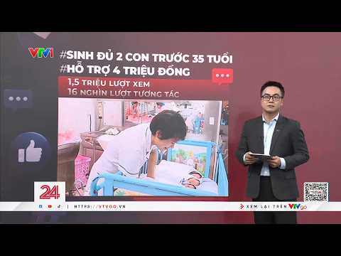 Hanoi Offers 4 Million VND Subsidy to Women Having Two Children Before Age 35 | VTV24