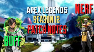 Crypto Buff & Caustic Nerf - Season 12 Patch Notes (Apex Legends)