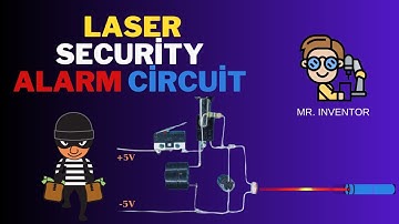 How to make Laser Security alarm circuit using SCR and LDR ?