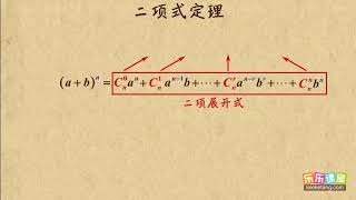 01 二项式定理 高中数学 Youtube