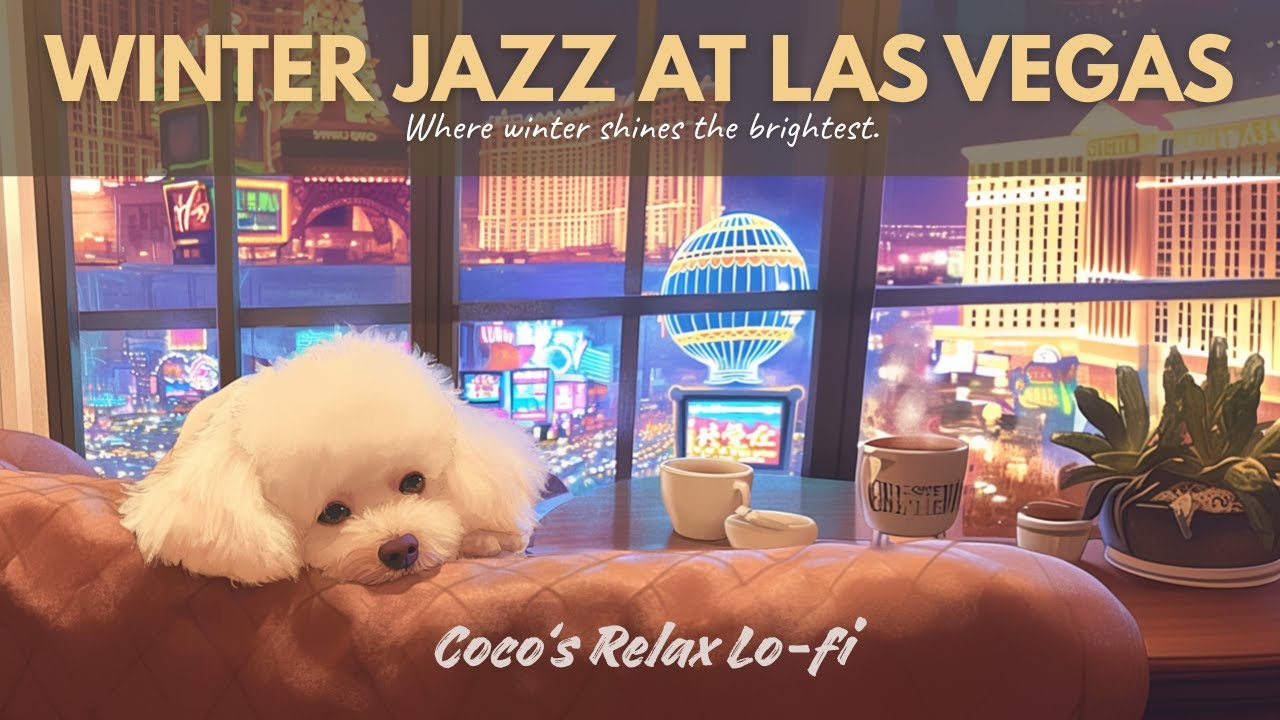 Winter Jazz at Las Vegas 🎰 | Luxury Casino Lounge Music for Relaxing & Work | Classy Vibes